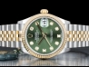 Rolex Datejust 31 Verde Oliva Jubilee Olive-Green Diamonds Dial - Ful 278273 